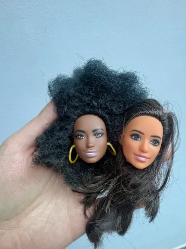 Kit cabeças Barbie cadeirantes