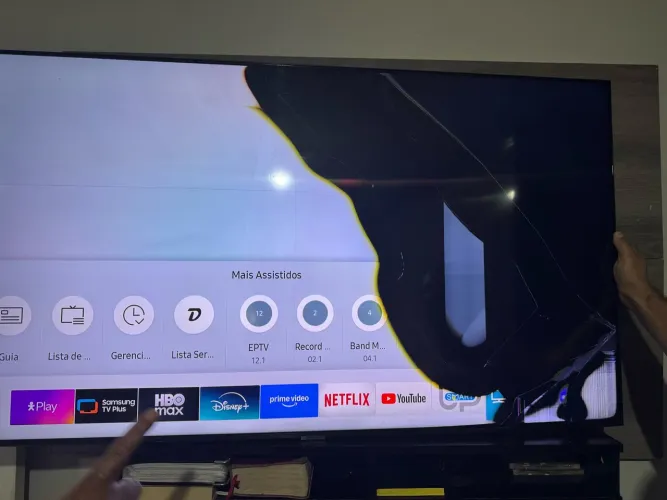 TV Samsung 55 polegadas Smart Display Quebrado