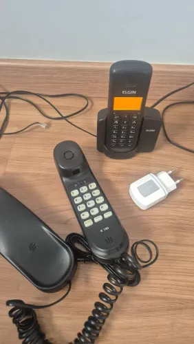 Telefone sem fio Elgin. Ler descrição