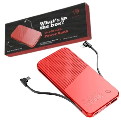 Carregador Portátil Power Bank 10000 mAh Até 3 Cargas Elefant 