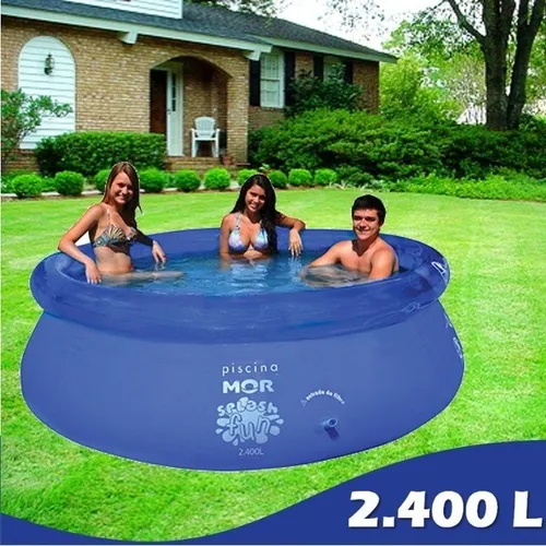 Piscina Inflavel Splash Fun Circular 2400L  Até 12x