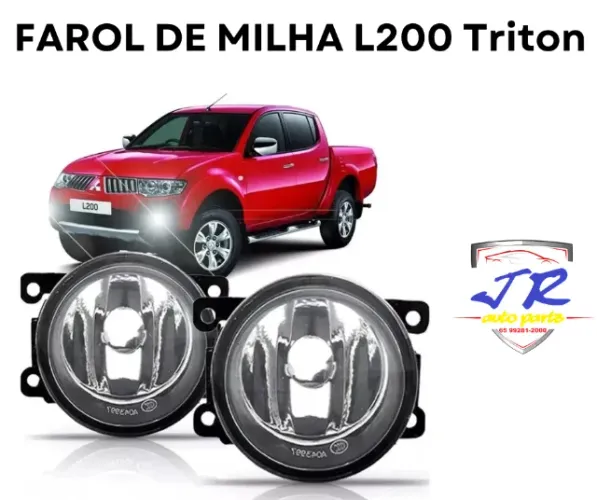 Par Farol De Milha L200 Triton 2007 2008 2009 2010 2011 2012