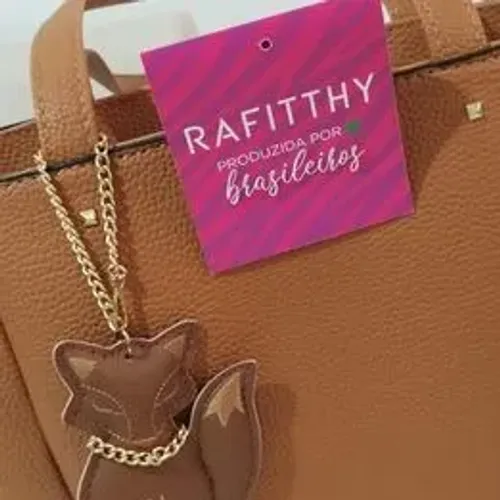 Bolsa rafitthy marrom raposa