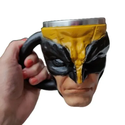 Caneca 3D do Wolverine Logan Filme Personalizada feita de Resina