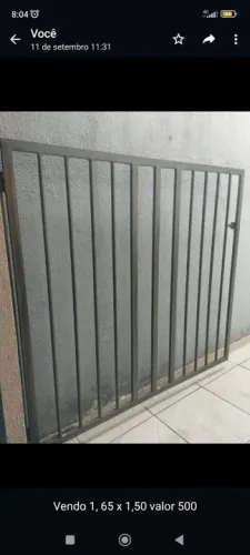 Portão de ferro