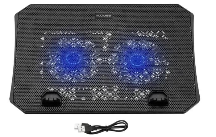 Base para Notebook dual fan com led Multilaser