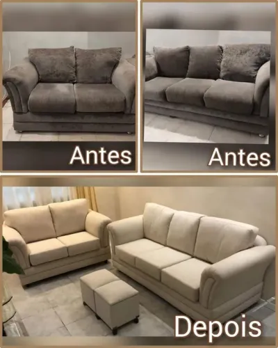 Sofá 3 lugares -reforma