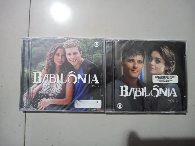 CDS Trilha Sonora Novela Babilonia vol 1 e 2 ( NOVOS LACRADOS) 
