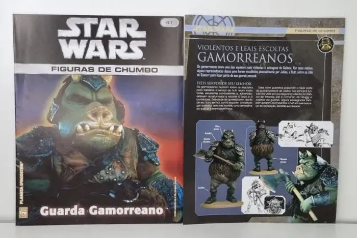 Coleção Star Wars Figuras De Chumbo Guarda Gamorreano 41