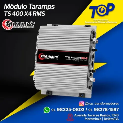 Amplificador taramps ts 400 4 canais 