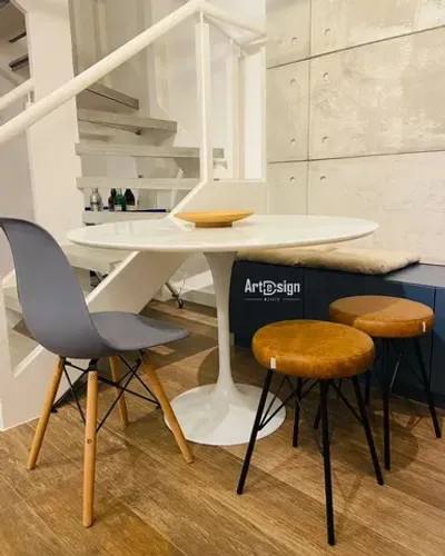 Mesa Saarinen Mármore Espírito Santo 90cm 