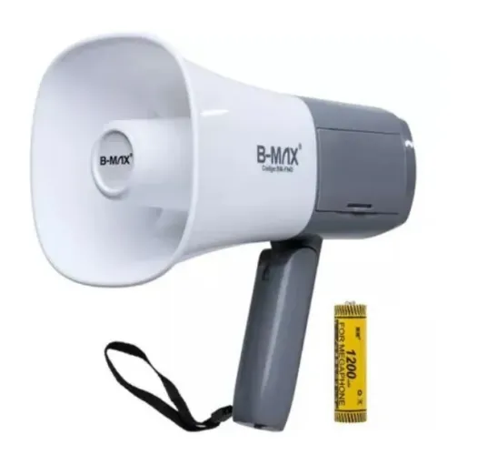 Megafone Amplificador De Voz Profissional Usb Recarregavel