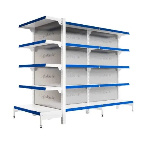 Gôndola Prateleira Central 1,70m - 1 Inicial + 1 Continuação + 1 Ponta