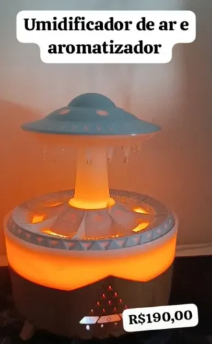 Difusor de aroma para óleos essenciais e umidificador de ar / PREÇO IMPERDÍVEL 