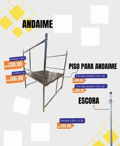 ANDAIMES, ESCORASE PISOS PARA ANDAIMES 