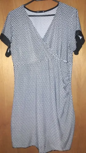 Vestido Feminino Estampado Geométrico
