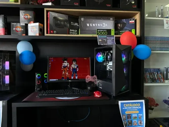 PC Gamer completo na promoção Ryzen 3 2200G 8GB SSD 256GB Vega 8