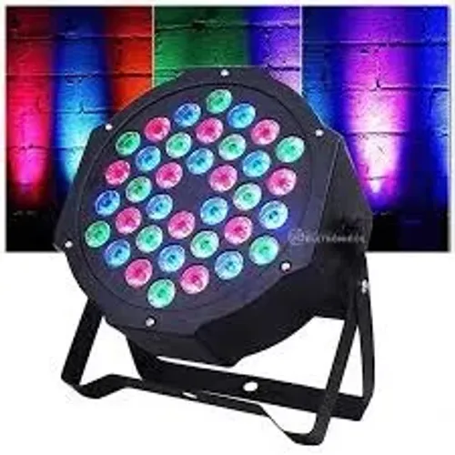 Canhão Par Led rgb colorido 36leds Bivolt dmx - 1 unidade