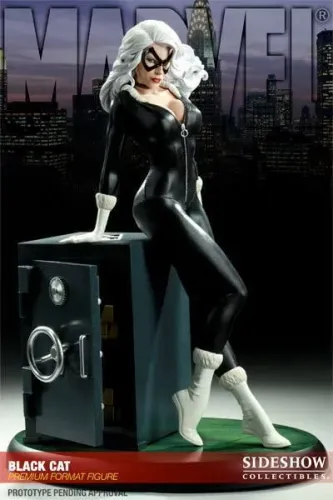 Estátua  Black Cat  Gata Negra Marvel Premium Format Sideshow 1/4