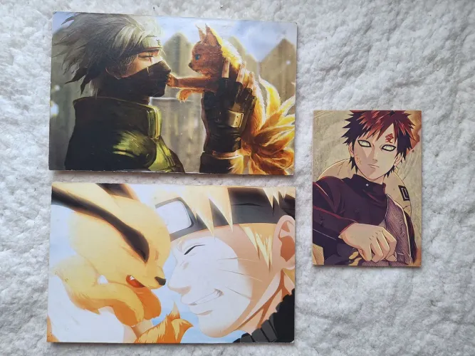 Placas decorativas do anime Naruto