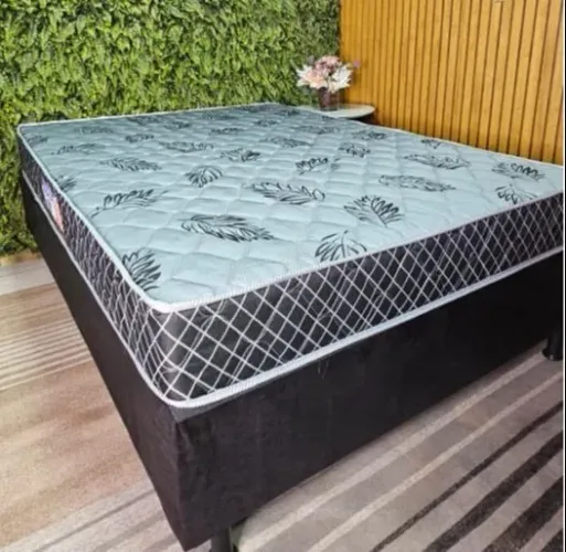 Conjunto Box de Solteiro Colchão D33 0,88x1,88x14cm ENTREGAMOS DF E ENTORNO