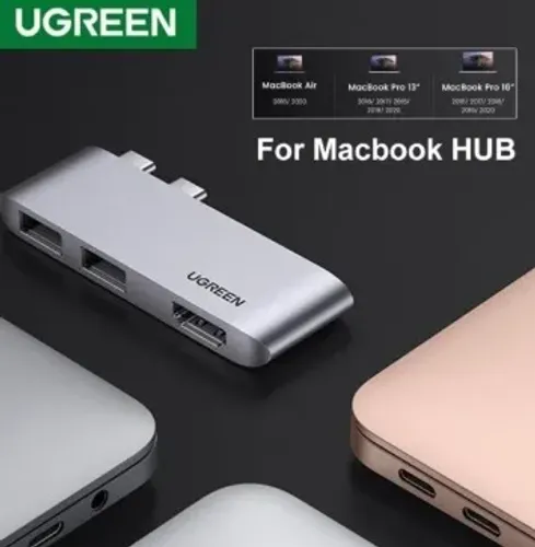 Hub 3 Entradas Usb E Hdmi Para Mac Book - Ugreen