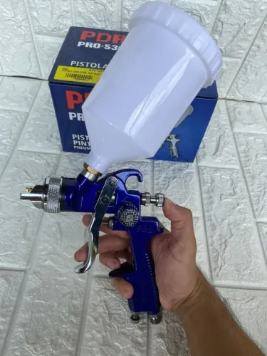 Pistola de Pintura Profissional Pneumatica - entrego