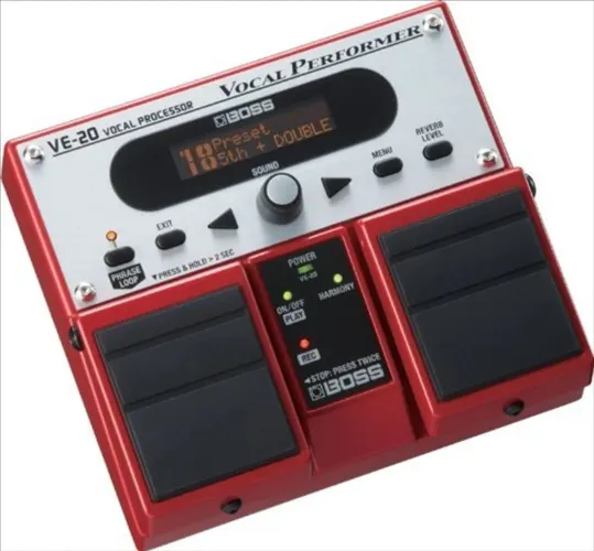 Pedaleira de voz boss ve20
