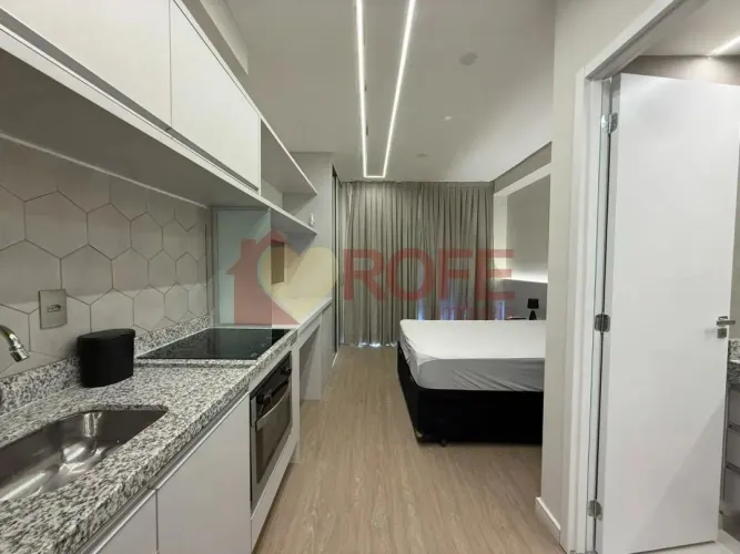 Studio mobiliado e decorado com 1 dorm para alugar, 25m² na Vila Nova Conceição ao lado do