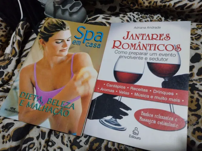 Kit Livros SPA em casa+ Jantares Românticos 
