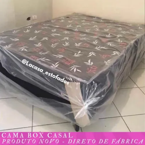 Cama box Casal - 1.88x1.38