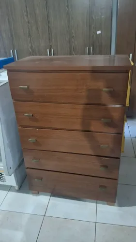 Cômoda de mdf com 5 gavetas mostruário