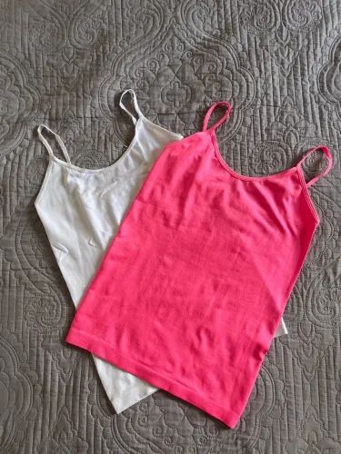 Kit de Regatas Femininas - Rosa e Branca