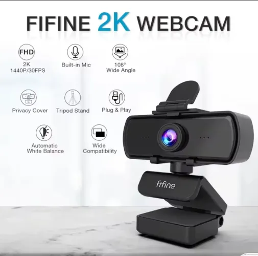 Webcam Fifine 2K - 1440p30