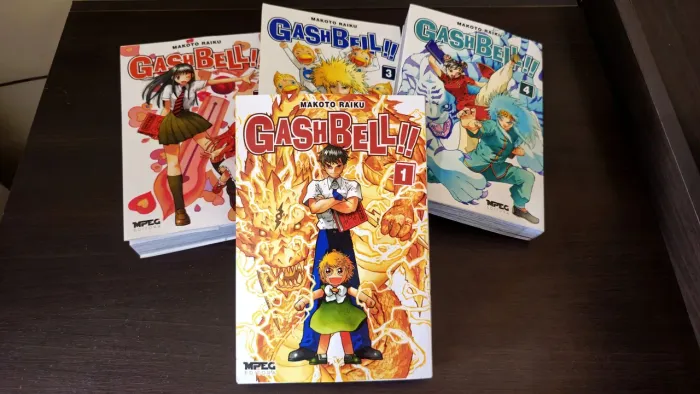 Gash Bell Vol. 1 a 4 - Coleção Mangá Mpeg