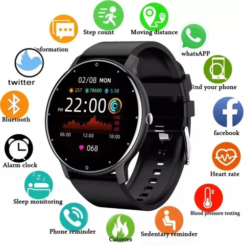 Relógio Inteligente Smartwatch com Monitoramento de Saúde