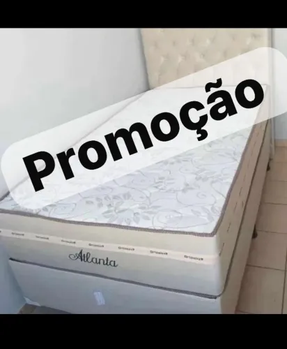Cama box suporte e colchão