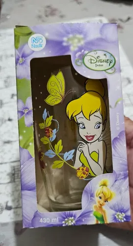 Copo de vidro da Sininho - TinkerBell  Disney Fadas