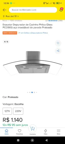Coifa Philco pco90g