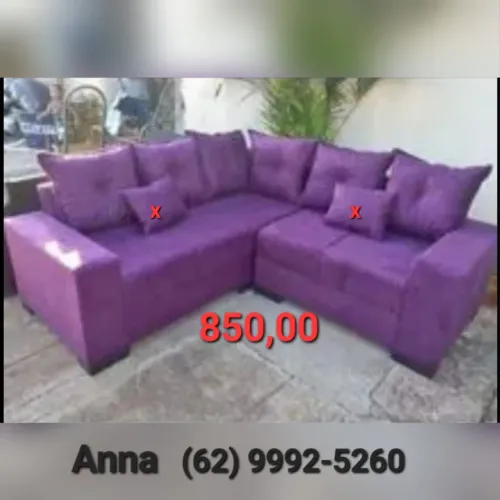 Sofá de Canto com Design Moderno (@)