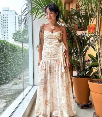 VESTIDO FARM JARDIM MÍSTICO