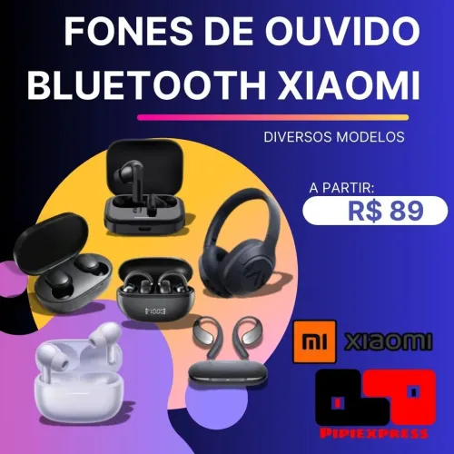 Fones de Ouvido Bluetooth Xiaomi - Diversos Modelos