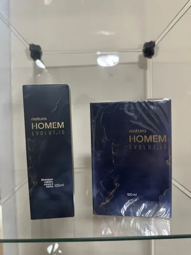Super lançamento Kit Natura Homem Evolut.io Shampoo e Perfume