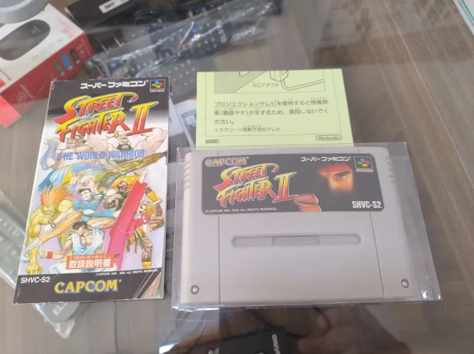 Street Fighter II com manual