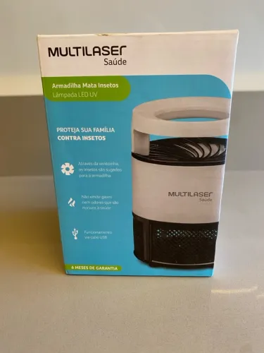 Mata Insetos com Lâmpada LED UV - Multilaser