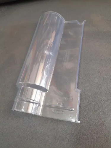 Telha transparente de plástico 