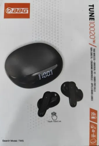 Fones de Ouvido Bluetooth BBG Tune 10020 TWS