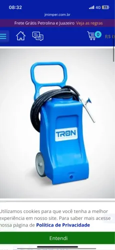 GERADOR DE ESPUMA MÓVEL 55 LTS - TRON