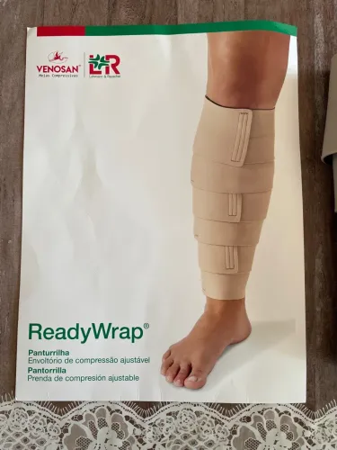 Compressão de panturrilha ReadyWrap - Envoltório de Compressão Ajustável