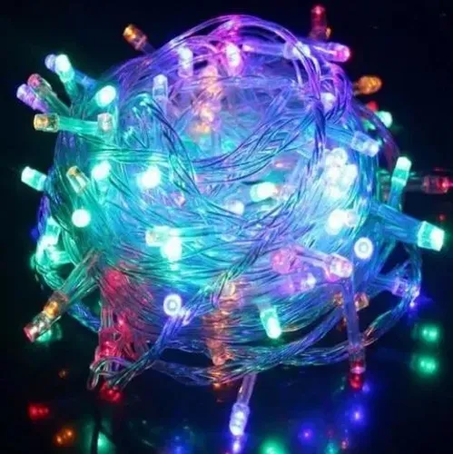 Pisca Led Lâmpada Colorida 100 Lâmpadas 110v 8 Funções 10m